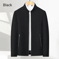 Men's Standing Collar Zipper Casual Jacket